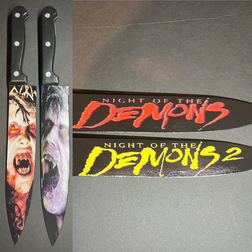 Night Of The Demons 1 & 2 Kitchen Knife Set