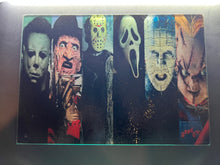 Load image into Gallery viewer, Horror ICONS Sublimated Glass Cutting Board With Matching Knife