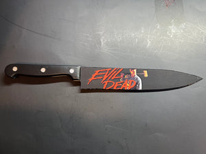 Evil Dead 1981 Knife With Sublimated Stand