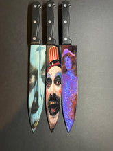 Load image into Gallery viewer, House Of A Thousand Corpses 3 Knife Set With Sublimated Stands