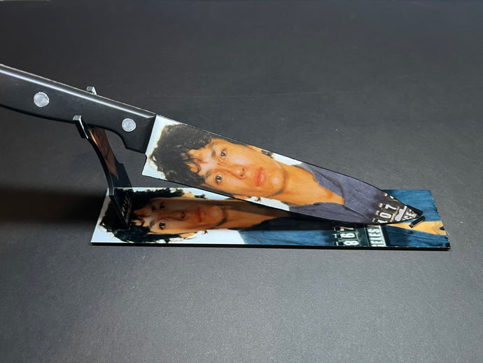 Richard Ramirez Serial Killer Knife With/Without Sublimated Stand