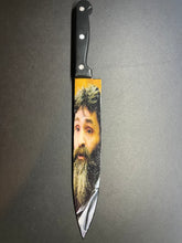 Load image into Gallery viewer, Charles Manson Serial Killer Kitchen Knife With/Without Sublimated Stand