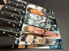 Load image into Gallery viewer, Serial Killer Horror Kitchen 6 Chef Knife Set With/Without Sublimated Stands