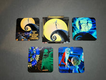 Load image into Gallery viewer, Nightmare Before Christmas Coaster 4 Piece Set Sublimated With Stand