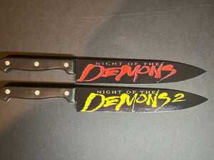Night Of The Demons 1 & 2 Kitchen Knife Set