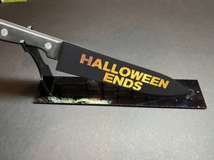 Halloween Ends Knife With Sublimated Stand