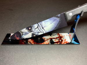 Terrifier Art the Clown Kitchen Knife With/Without Sublimated Stand