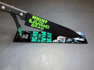 Night of the Living Dead 1968 Romero Kitchen Knife With/Without Sublimated Stand
