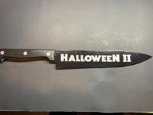 Load image into Gallery viewer, Halloween II Knife With Sublimated Stand