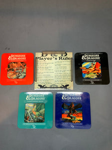 D&D Dungeons and Dragons Coasters 4 Pack (Cork)