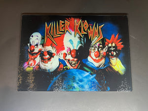 Killer Klowns From Outer Space Sublimated Glass Cutting Board With Matching Knife