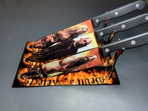 The Devil's Rejects Rob Zombie Knife Set With Sublimated Stands