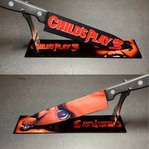 Childs Play 3 Knife With/Without Sublimated Stand