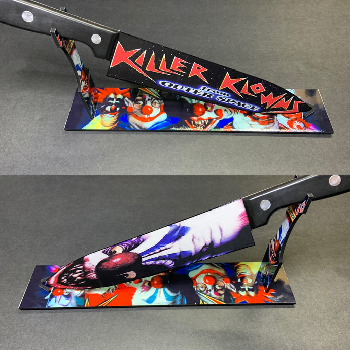 Killer Clowns From Outer Space Knife With Sublimated Stand