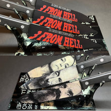 Load image into Gallery viewer, 3 From Hell 3 Knife Set With Sublimated Stands