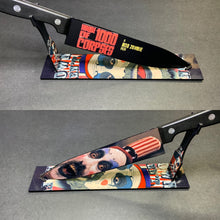 Load image into Gallery viewer, Captain Spaulding House of 1000 Corpses Kitchen Knife With/Without Sublimated Stand