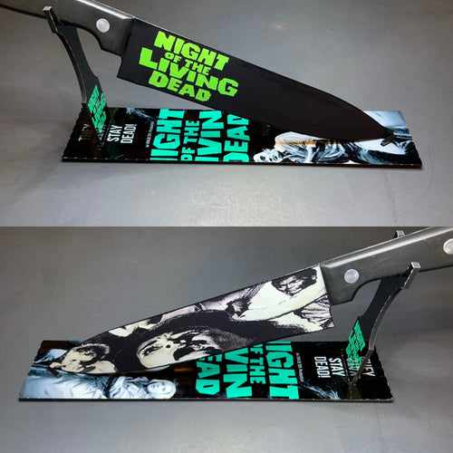 Night of the Living Dead 1968 Romero Kitchen Knife With/Without Sublimated Stand