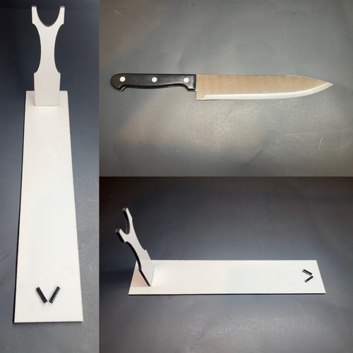 Custom Order Knife with Stand