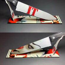 Load image into Gallery viewer, IT 1990 Penny Wise Stephen King Knife With/Without Sublimated Stand