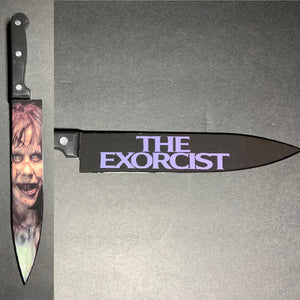 The Exorcist Demon Knife Set With Sublimated Stand