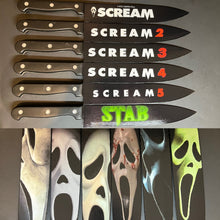 Load image into Gallery viewer, Scream 1-5 &amp; Stab Knife Set
