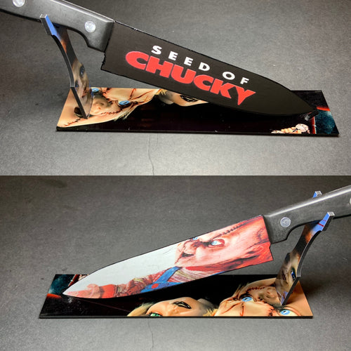 Seed Of Chucky Knife With/Without Sublimated Stand