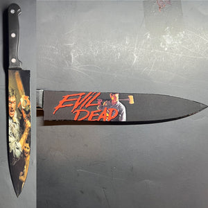 Evil Dead 1981 Knife With Sublimated Stand