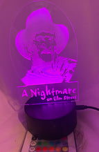 Load image into Gallery viewer, Freddy Krueger Night Light on Elm Street Nightmare Desk Light
