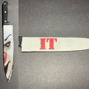 IT 1990 Penny Wise Stephen King Knife With/Without Sublimated Stand