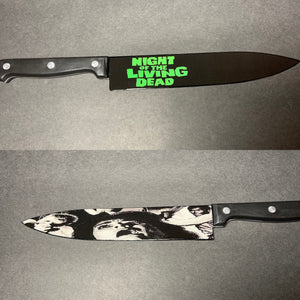 Night of the Living Dead 1968 Romero Kitchen Knife With/Without Sublimated Stand
