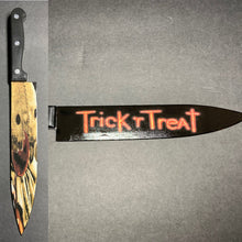 Load image into Gallery viewer, Trick R Treat Knife With/Without Sublimated Stand