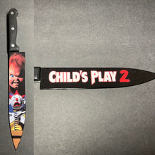 Load image into Gallery viewer, Childs Play 1 &amp; 2 Knife Set With Sublimated Stands