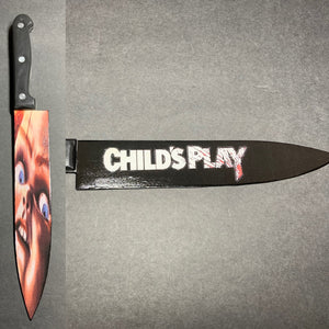 Childs Play 1 & 2 Knife Set With Sublimated Stands